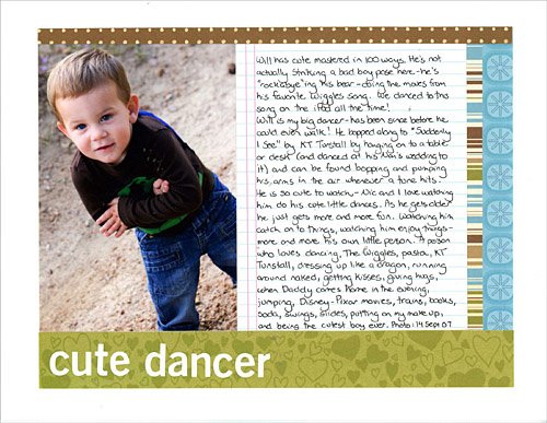 scrapbook layout