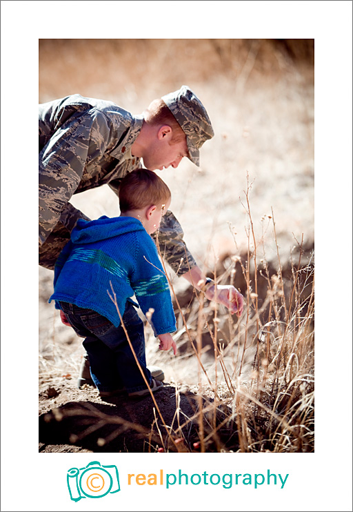 Colorado Springs wedding photographer captures father and son 