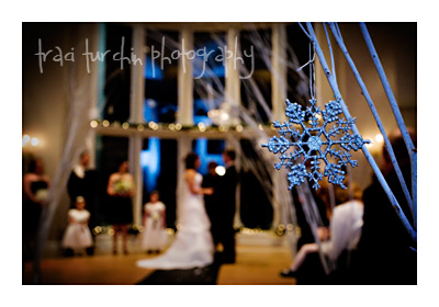 colorado winter wedding snowflake
