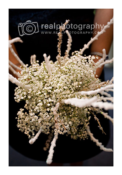 winter wedding bridesmaid bouquet