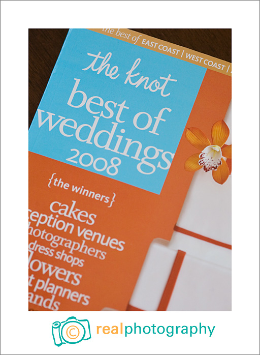 photo of wedding magazine