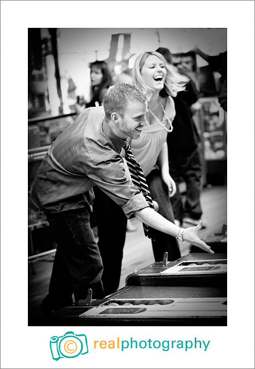 manitou springs skeeball engagement portrait