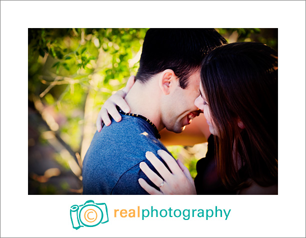 colorado springs romantic engagement portrait