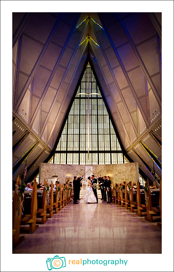 colorado springs wedding photography air force academy chapel