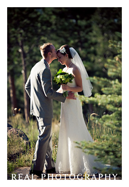 bride and groom first look