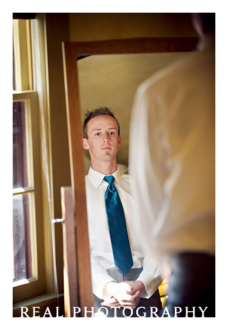 groom getting ready