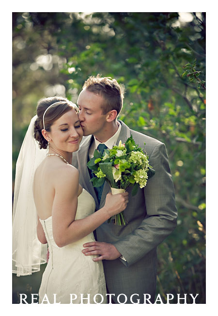 bride and groom outside wedding portrait boettcher mansion