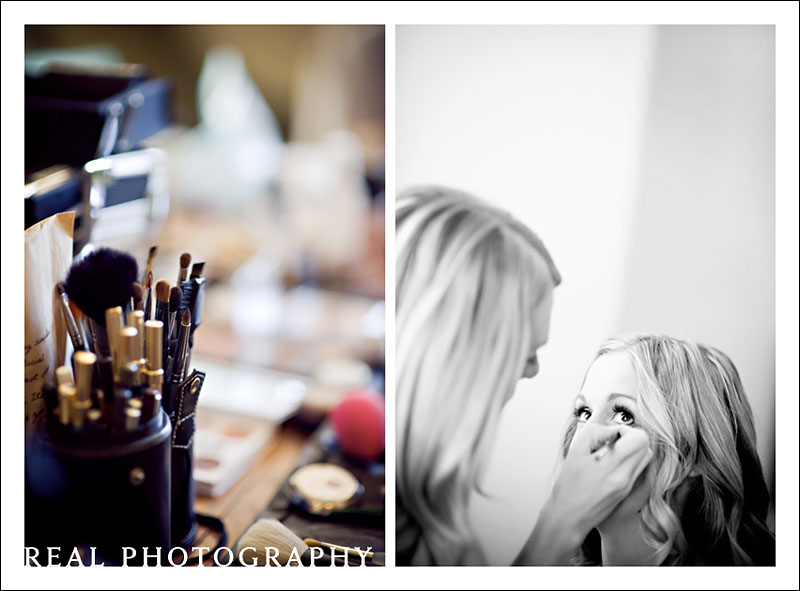 bride getting ready estes park