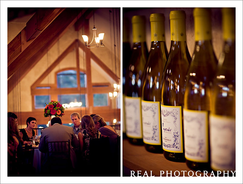 della terra mountain chateau wedding reception