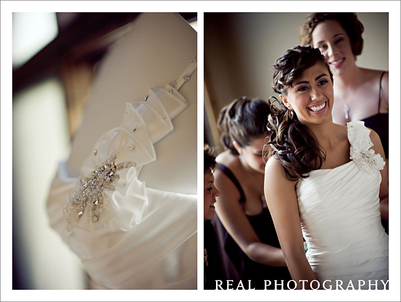 bride getting ready photos at lodge at cathedral pines