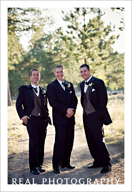 groomsmen portrait lodge at cathedral pines silly photo
