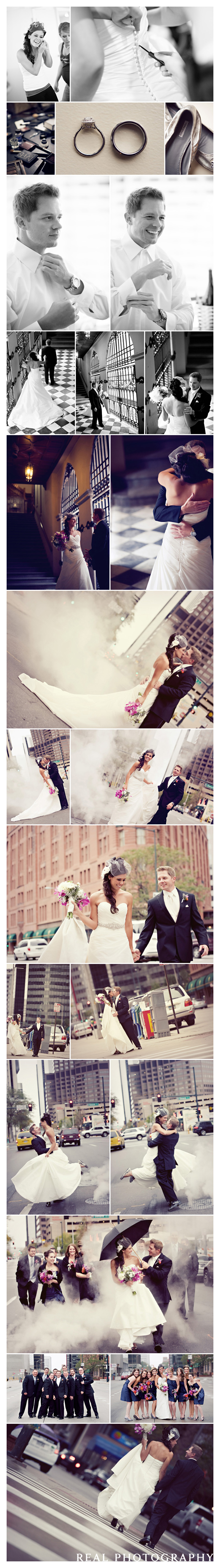 wedding photos downtown denver portraits