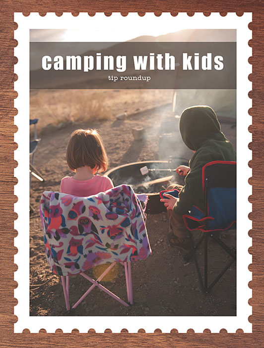 tips and recipes for family camping with kids