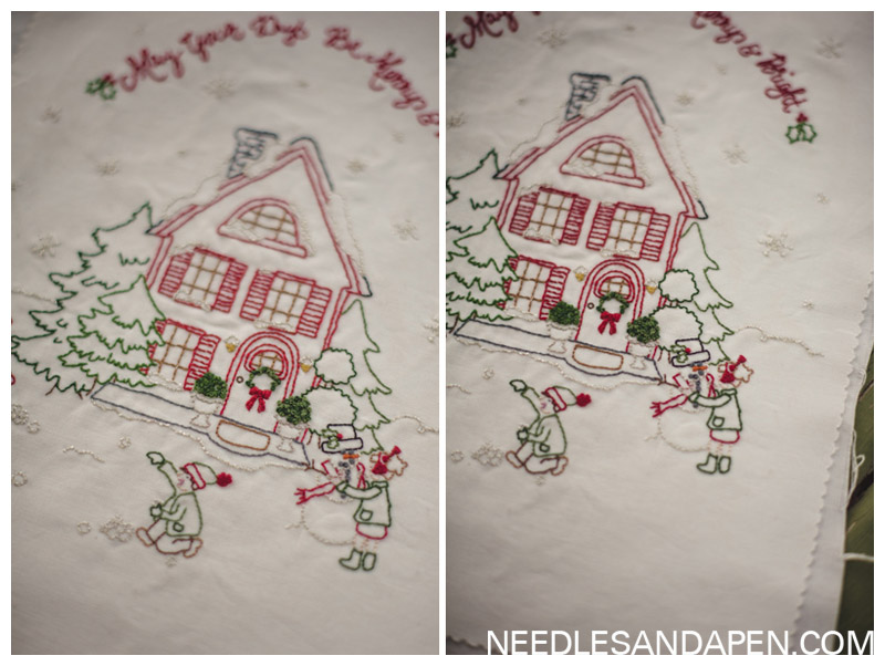 christmas embroidery