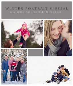 winter family portraits couples engagement snow colorado