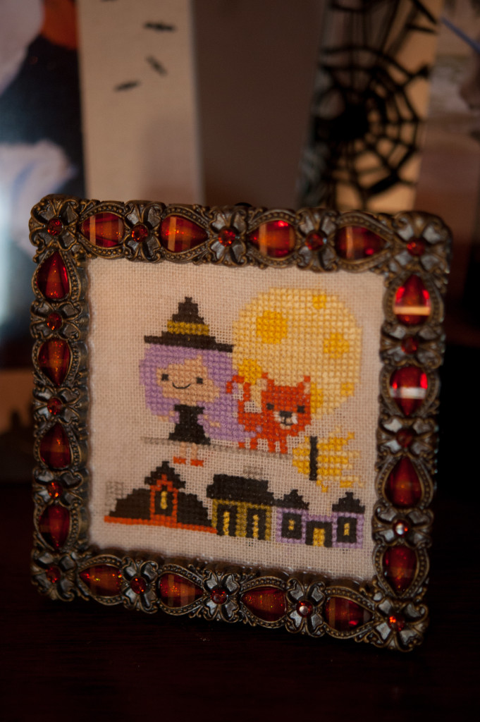 halloween cross stitch modern